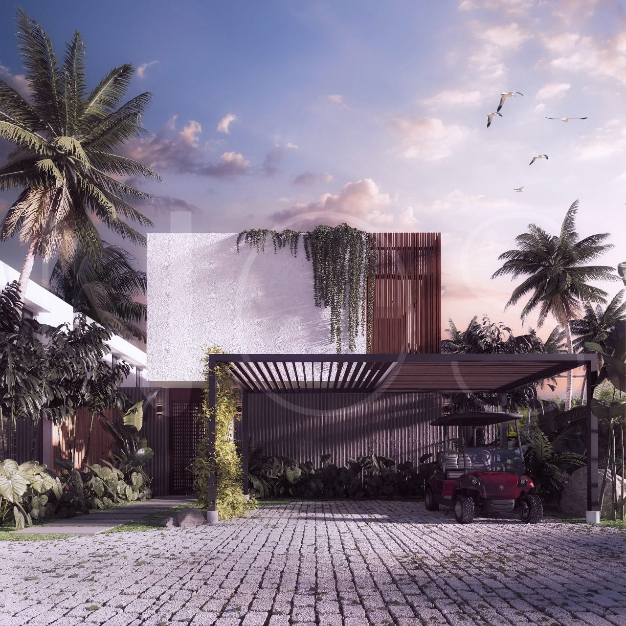 Villa Tipo A — fachada